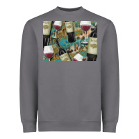 Storm California Wine with Leopard Background Heavyweight Sweatshirt - Bettercallsaul
