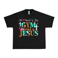 Black all i need is the gym and jesus Urban Heavy Tee - JahusDesignShop
