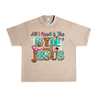 French Oak all i need is the gym and jesus Urban Heavy Tee - JahusDesignShop