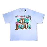 Grape Ice all i need is the gym and jesus Urban Heavy Tee - JahusDesignShop