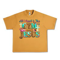 Peanut Butter all i need is the gym and jesus Urban Heavy Tee - JahusDesignShop