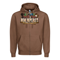 Chestnut Small town big spirit Baseball Zipper Hoodie - HowdyJamesFarm