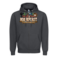 Smoke Small town big spirit Baseball Zipper Hoodie - HowdyJamesFarm
