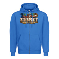 True Royal Small town big spirit Baseball Zipper Hoodie - HowdyJamesFarm