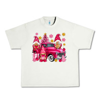 Pistachio Pink christmas gnomes truck Urban Heavy Tee - NancyCooperArtShop
