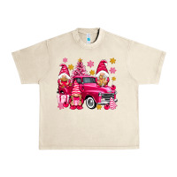 Sandshell Pink christmas gnomes truck Urban Heavy Tee - NancyCooperArtShop