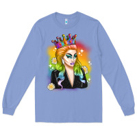 Colony Blue drag queen Long Sleeve Tee - Artiststas