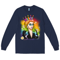Navy drag queen Long Sleeve Tee - Artiststas