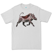 Dove Grey Warthog Illustrations Premium Tee - LillyAllenDesigns