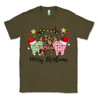 Army Green merry christmas tooth Classic Tee - CowhideDigitalArt