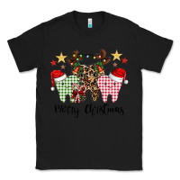 Black merry christmas tooth Classic Tee - CowhideDigitalArt