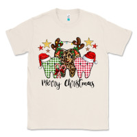 Natural merry christmas tooth Classic Tee - CowhideDigitalArt
