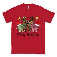 Red merry christmas tooth Classic Tee - CowhideDigitalArt