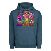 Pigment Midnight Navy Happy Hallo Thanks Mas Urban Hoodie - CowhideDigitalArt