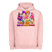 Pigment Salmon Happy Hallo Thanks Mas Urban Hoodie - CowhideDigitalArt