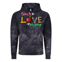 Cloud Black teach love inspire Vintage Hoodie - NancyCooperArtShop
