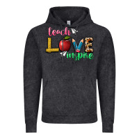Vintage Black teach love inspire Vintage Hoodie - NancyCooperArtShop