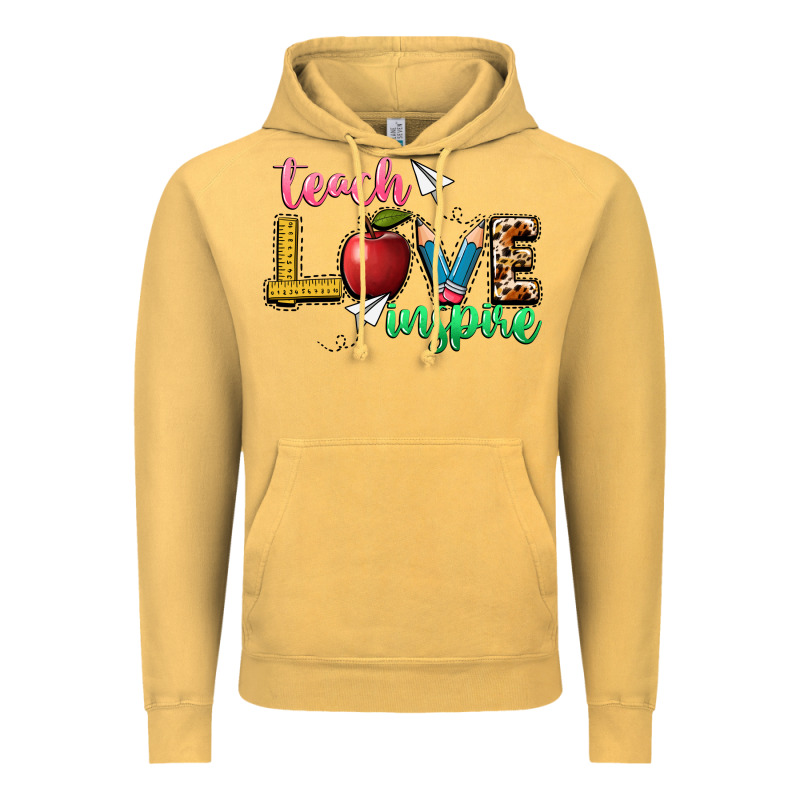 Teach Love Inspire Vintage Hoodie by NancyCooperArtShop | Teevron