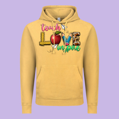 Teach Love Inspire Vintage Hoodie Designed By Nancycooperartshop