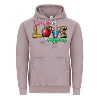 Vintage Zinc teach love inspire Vintage Hoodie - NancyCooperArtShop