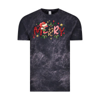 Cloud Black merry Vintage Tee - MaliasSmallBusiness