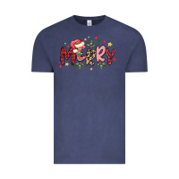Vintage Denim merry Vintage Tee - MaliasSmallBusiness