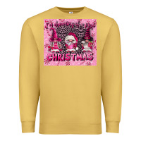 Antique Gold i'm dreaming of a pink christmas Premium Sweatshirt - FaDigitalArtStudio