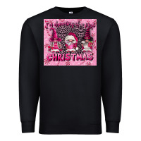 Black i'm dreaming of a pink christmas Premium Sweatshirt - FaDigitalArtStudio