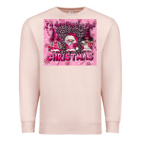 Pale Pink i'm dreaming of a pink christmas Premium Sweatshirt - FaDigitalArtStudio
