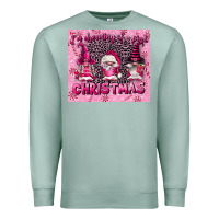 Seafoam i'm dreaming of a pink christmas Premium Sweatshirt - FaDigitalArtStudio
