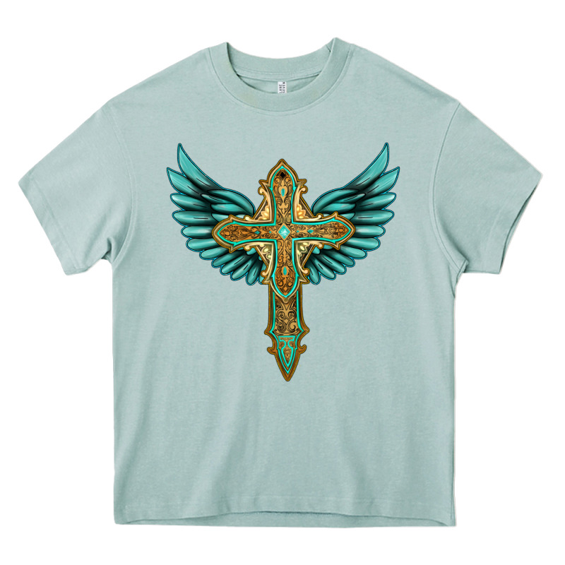 Wing Cross Heavy Core Tee by Artiststas | Teevron