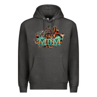 Charcoal Heather Cool mom mother's day Premium Hoodie - HowdyJamesFarm