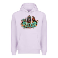 Lilac Cool mom mother's day Premium Hoodie - HowdyJamesFarm