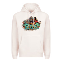 Pale Pink Cool mom mother's day Premium Hoodie - HowdyJamesFarm
