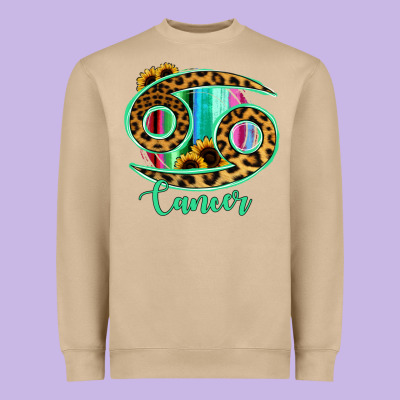 Cancer Zodiac Heavyweight Sweatshirt Designed By Bettercallsaul