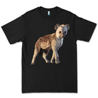 Black Baby Hyena Illustrations Premium Tee - LillyAllenDesigns