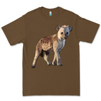 Cacao Baby Hyena Illustrations Premium Tee - LillyAllenDesigns
