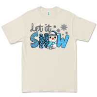 Bone let it snow snowman coffee Premium Tee - JahusDesignShop