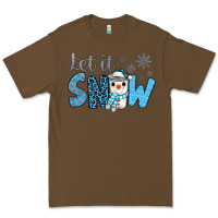 Cacao let it snow snowman coffee Premium Tee - JahusDesignShop