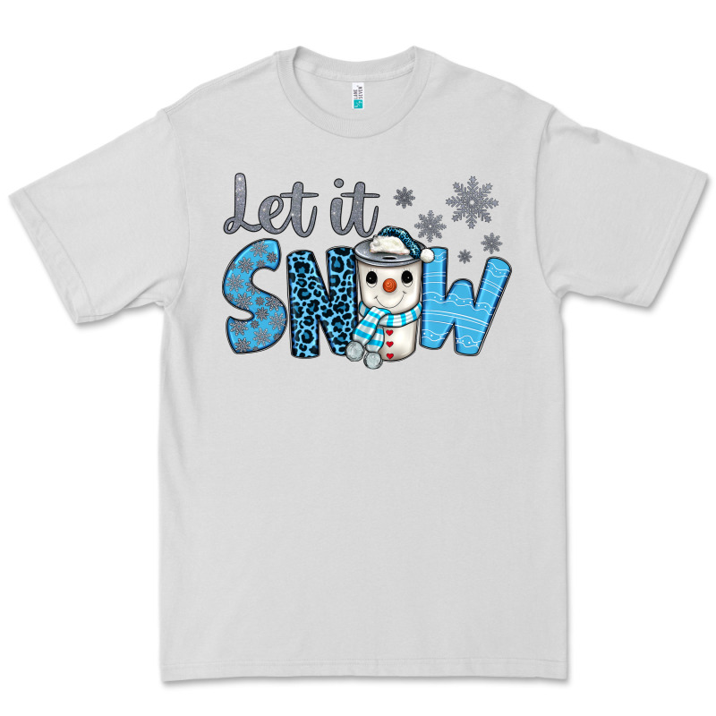 Let It Snow Snowman Coffee Premium Tee by JahusDesignShop | Teevron