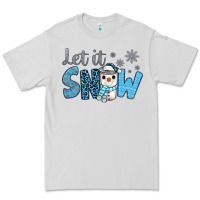 Dove Grey let it snow snowman coffee Premium Tee - JahusDesignShop