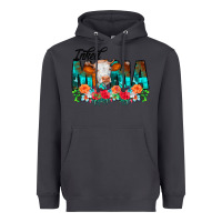 Smoke Inked Mama Flowers Cow Heavyweight Hoodie - CowCowDesign