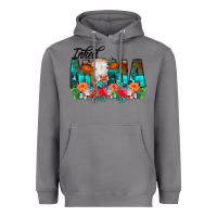 Storm Inked Mama Flowers Cow Heavyweight Hoodie - CowCowDesign