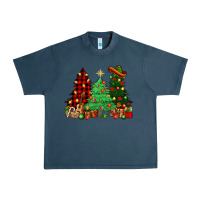 Midnight Navy Mexican Christmas trees Urban Heavy Tee - NancyCooperArtShop