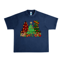 Navy Mexican Christmas trees Urban Heavy Tee - NancyCooperArtShop