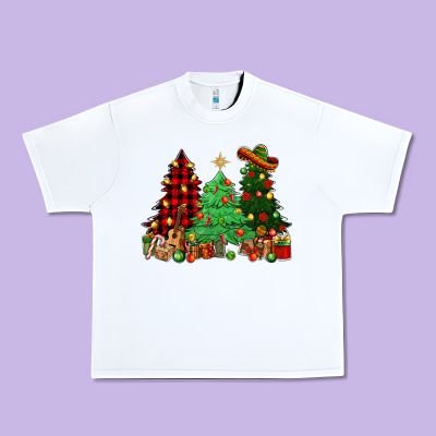 Mexican Christmas Trees Urban Heavy Tee Designed By Nancycooperartshop