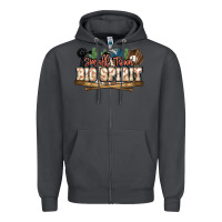Smoke Small town big spirit Baseball Zipper Hoodie - HowdyJamesFarm