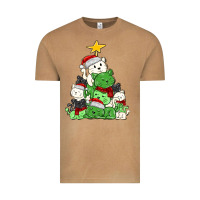 Vintage Camel Christmas cat tree Vintage Tee - MaliasSmallBusiness