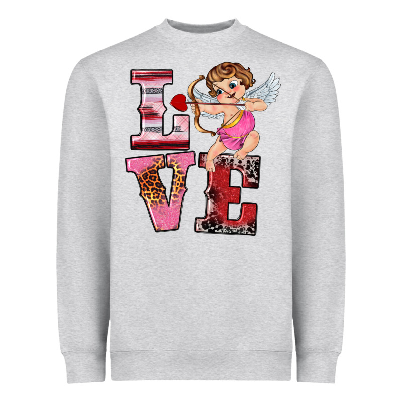 Valentine's Day Cupid Love Heavyweight Sweatshirt by RanaPortraitStore | Teevron