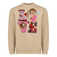 Mushroom valentine's day cupid love Heavyweight Sweatshirt - RanaPortraitStore